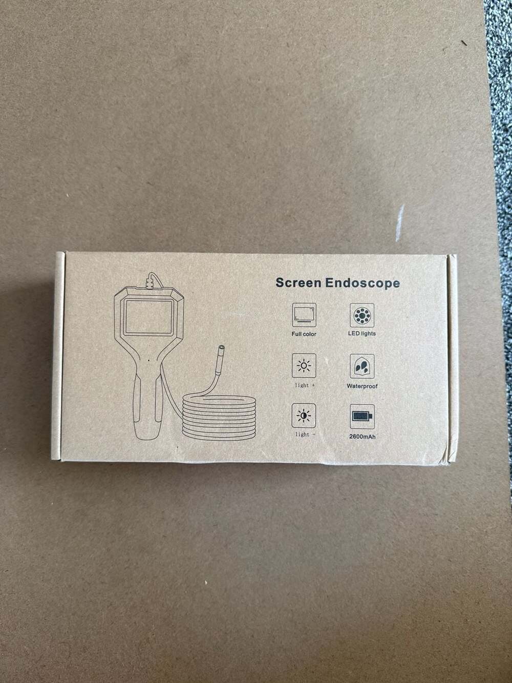 Industrial Screen Endoscope Borescope Inspection Camera with 4.3" LCD Screen & 2